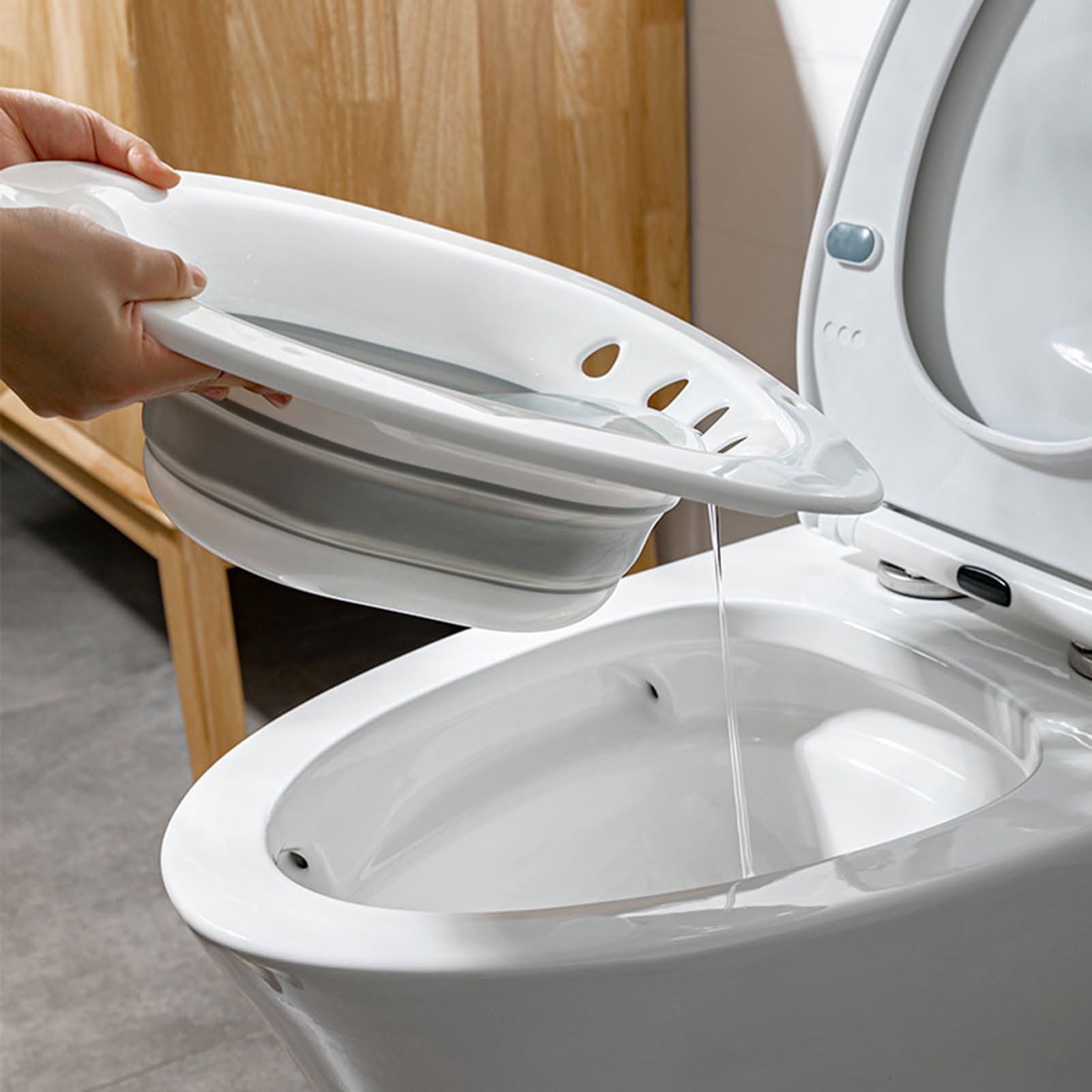 Amazon｜座浴、ポータブルシート 便座用座浴 トイレ痔核用座浴洗面器